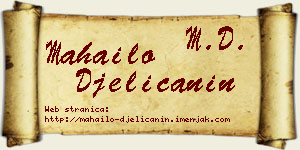 Mahailo Đelićanin vizit kartica